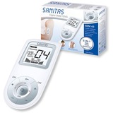 Sanitas SEM 43 elektronisk muskelstimulator Bælte 2 kanaler Sølv, Hvid, Massage apperat enhed Hvid