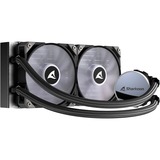 Sharkoon S70 RGB AIO 240mm, Vandkøling Sort
