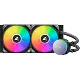 Sharkoon S70 RGB AIO 240mm, Vandkøling Sort