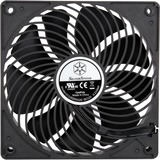 SilverStone Sag fan Sort