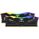 Team Group T-FORCE DELTA RGB hukommelsesmodul 32 GB 2 x 16 GB DDR5 5600 Mhz Sort, 32 GB, 2 x 16 GB, DDR5, 5600 Mhz, 288-pin DIMM