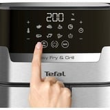 Tefal Easy Fry & Grill EY505D Enkelt 4,2 L Enkeltstående 1550 W Varmluftsteger Rustfrit stål, Airfryer rustfrit stål/Sort, Varmluftsteger, 4,2 L, 80 °C, 200 °C, 6 person(er), 60 min.
