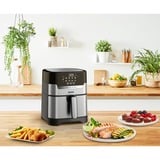 Tefal Easy Fry & Grill EY505D Enkelt 4,2 L Enkeltstående 1550 W Varmluftsteger Rustfrit stål, Airfryer rustfrit stål/Sort, Varmluftsteger, 4,2 L, 80 °C, 200 °C, 6 person(er), 60 min.