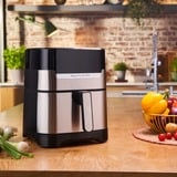 Tefal Easy Fry & Grill EY505D Enkelt 4,2 L Enkeltstående 1550 W Varmluftsteger Rustfrit stål, Airfryer rustfrit stål/Sort, Varmluftsteger, 4,2 L, 80 °C, 200 °C, 6 person(er), 60 min.