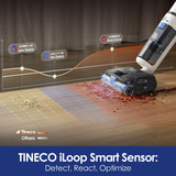 Tineco FLOOR ONE S6 Stretch Steam Plus, Våd / tør støvsuger Hvid