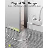 goobay Ethernet-adapterkabel USB-C 3.2 Gen2 > RJ-45, Slim Hvid