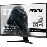 iiyama G-MASTER G2745HSU-B2 LED display 68,6 cm (27") 1920 x 1080 pixel Fuld HD Sort, Gaming Skærm Sort (mat), 68,6 cm (27"), 1920 x 1080 pixel, Fuld HD, LED, 1 ms, Sort