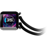 ASRock Phantom Gaming 360 LCD, Vandkøling Sort