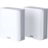 ASUS ZenWiFi BT7 BE9400 - Pakke med 2, Router Hvid