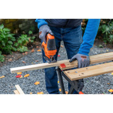 BLACK+DECKER BES602-QS, Stiksav Orange/Sort