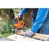 BLACK+DECKER Stiksav BES602 Orange/Sort