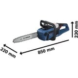 Bosch GKE 18V-40 Professional Sort, Blå, Rød, Motorsav Blå, 1,1 mm, 12,4 m/s, 76,2 / 8 mm (3 / 8"), Sort, Blå, Rød, Batteri, 18 V