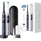 Braun iO 9 Voksen Roterende tandbørste Sort, Rose, El-tandbørste Sort/rosé, Voksen, Roterende tandbørste, Daglig pleje, Gum pleje, Intens, Sensitiv, Super sensitive, Tongue care, Blegning, Sort, Rose, 2 min, Black Lava, Rose Quartz
