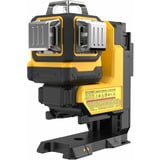DEWALT Batteri multilinjelaser 3x360° DCLE34035B, 18 Volt, med fjernbetjening, Kryds- & linjelaser Sort/Gul