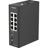 D-Link DIS-100G-10 netværksswitch Ikke administreret L2 Gigabit Ethernet (10/100/1000) DIN rail Sort Ikke administreret, L2, Gigabit Ethernet (10/100/1000), DIN rail