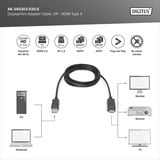 Digitus Adapterkabel DisplayPort > HDMI 4K Sort