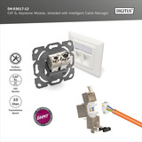 Digitus DN-93617-12, Keystone modul Sølv