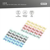 Digitus Farveclips til patchkabler - Blandede (20 stk. hver), Kabel klip multi-coloured