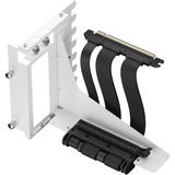 Fractal Design Flex 2 PCIe 4.0 x16 Hvid, beslag + forlængerledning Hvid/Sort