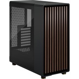 Fractal Design North Charcoal Black TG Dark, Towerkabinet Sort/træ