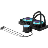 Fractal Design Radius 240 RGB Black, Vandkøling Sort
