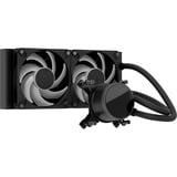 Fractal Design Radius 240 RGB Black, Vandkøling Sort