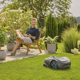 GARDENA smart SILENO pro 600m² 19802-20, Robot plæneklipper grå/Turkis