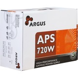 Inter-Tech Argus APS-720 720W, PC strømforsyning Sort