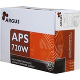 Inter-Tech Argus APS-720 720W, PC strømforsyning Sort