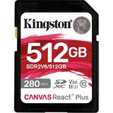 Kingston Canvas React Plus 512 GB SDXC, Hukommelseskort 