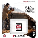Kingston Canvas React Plus 512 GB SDXC, Hukommelseskort 