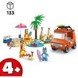 LEGO Blueys familie-biltur til stranden, Bygge legetøj Byggesæt, 4 År, Plast, 133 stk, 379 g