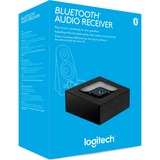 Logitech Bluetooth Audio Receiver 15 m Sort, Bluetooth-adapter Sort, 3,5 mm, A2DP, 15 m, Sort, Vekselstrøm, Type C