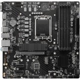 MSI PRO B760M-P DDR4 bundkort Intel B760 LGA 1700 micro ATX Sort, Intel, LGA 1700, Intel® Celeron®, Intel® Pentium® Gold, LGA 1700, DDR4-SDRAM, 128 GB