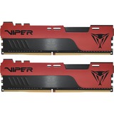 Patriot PVE2432G266C6K hukommelsesmodul 32 GB 2 x 16 GB DDR4 2666 Mhz Rød/Sort, 32 GB, 2 x 16 GB, DDR4, 2666 Mhz, 288-pin DIMM