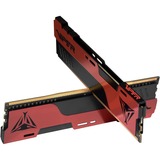 Patriot PVE2432G266C6K hukommelsesmodul 32 GB 2 x 16 GB DDR4 2666 Mhz Rød/Sort, 32 GB, 2 x 16 GB, DDR4, 2666 Mhz, 288-pin DIMM