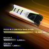 Patriot Viper PV553 2TB, Solid state-drev Sort/Hvid