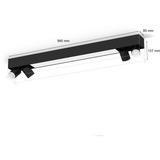 Philips Hue White & Color Ambiance Centris 4-pak loftspot, LED lys Sort