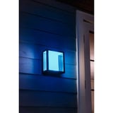 Philips Hue White & Color Ambiance Impress Outdoor bred væglampe, LED lys Sort