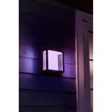 Philips Hue White & Color Ambiance Impress Outdoor bred væglampe, LED lys Sort