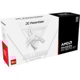 PowerColor Radeon RX 9070 XT Hellhound Spectral White OC, Grafikkort Hvid