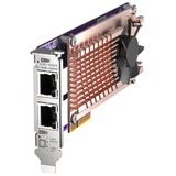 QNAP QM2-2P2G2T netværkskort Intern Ethernet 2500 Mbit/s, Interface card Intern, Ledningsført, PCI Express, Ethernet, 2500 Mbit/s