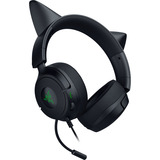 Razer Kraken Kitty V3 X Black, Gaming headset Sort/Grøn