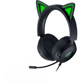 Razer Kraken Kitty V3 X Black, Gaming headset Sort/Grøn
