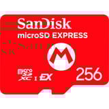 SanDisk 10016157 hukommelseskort 256 GB MicroSDXC 256 GB, MicroSDXC, Rød
