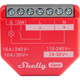 Shelly 1PM Gen4, Stafetter Rød