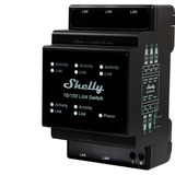 Shelly LAN Switch 5 Porte 10/100 Mbit Sort