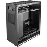 SilverStone ALTA F1 Tower Sort, Towerkabinet Sort, Tower, PC, Sort, ATX, micro ATX, Mini-ITX, Aluminium, Stål, Hærdet glas, Flere