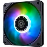 SilverStone Air Slimmer 120 Computerkabinet, Processor Luftkøler 12 cm Sort, Transparent 1 stk, Sag fan Sort/gennemsigtig, Luftkøler, 12 cm, 63,67 kubikfod/min., Sort, Transparent