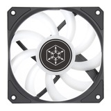 SilverStone Air Slimmer 120 Computerkabinet, Processor Luftkøler 12 cm Sort, Transparent 1 stk, Sag fan Sort/gennemsigtig, Luftkøler, 12 cm, 63,67 kubikfod/min., Sort, Transparent